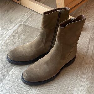 Frye Dylan Suede Zip Boots - 9.5D
